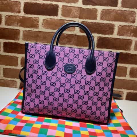 GUCCI古驰GG Multicolor系列小号托特包659983