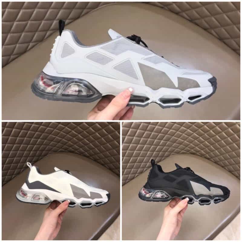 PRADA普拉达 选用注橡胶织物男士气垫休闲运动鞋