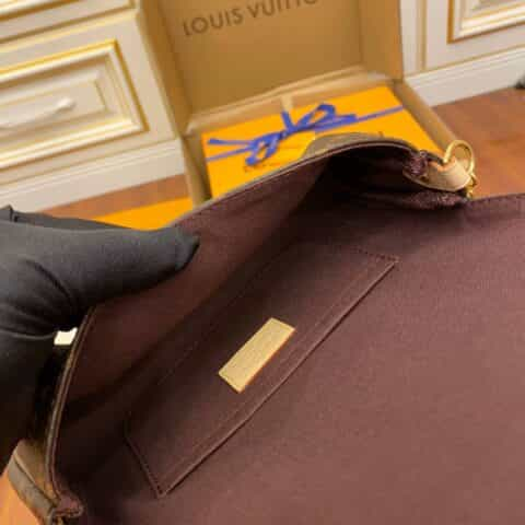 LV/路易威登FAVORITE老花单肩斜挎链条女包小号 M40717