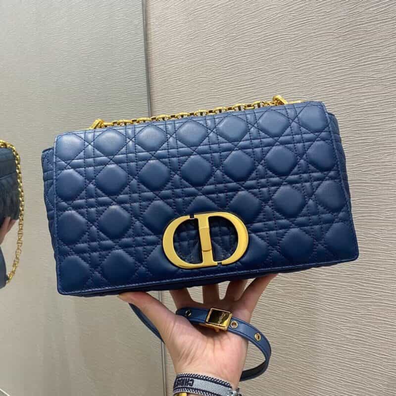 Dior Caro bag M9243渐变蓝大号