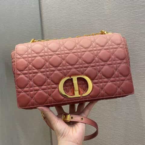 Dior Caro bag M9243渐变粉大号