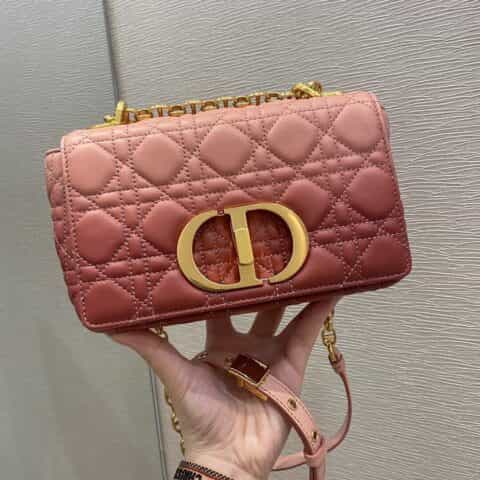 Dior Caro bag M9241渐变粉小号