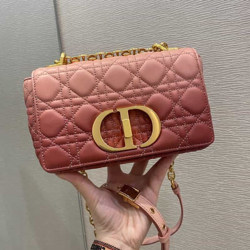 Dior Caro bag M9241渐变粉小号