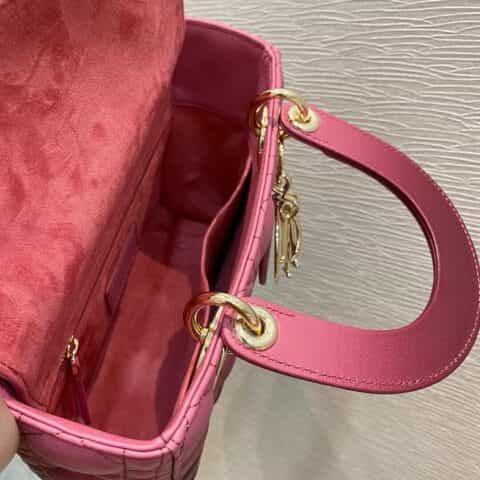 Lady Dior My ABCDior Bag 四格渐变玫红戴妃包M0538OSJB_M912