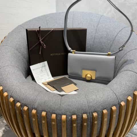 Bottega Veneta葆蝶家 Classic 21CM Bag 587222水泥灰