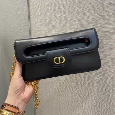 Dior Double小号链条手包 M8642黑色