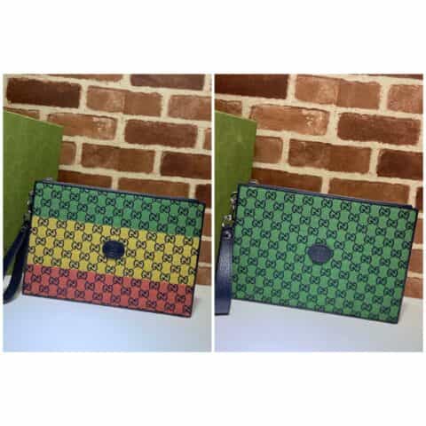 GUCCI古驰GG Multicolor系列手拿包657581