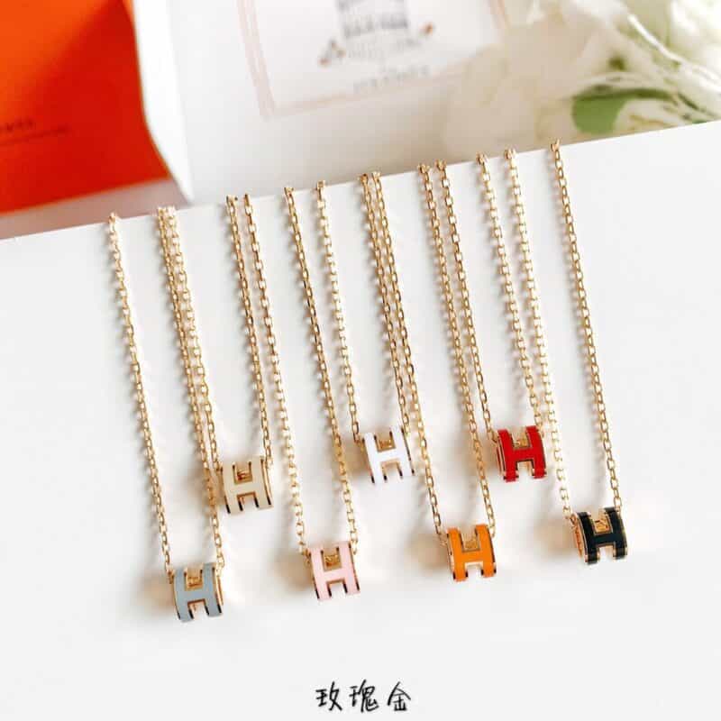 王朝的血统 爱马仕HERMES Mini Pop H项链