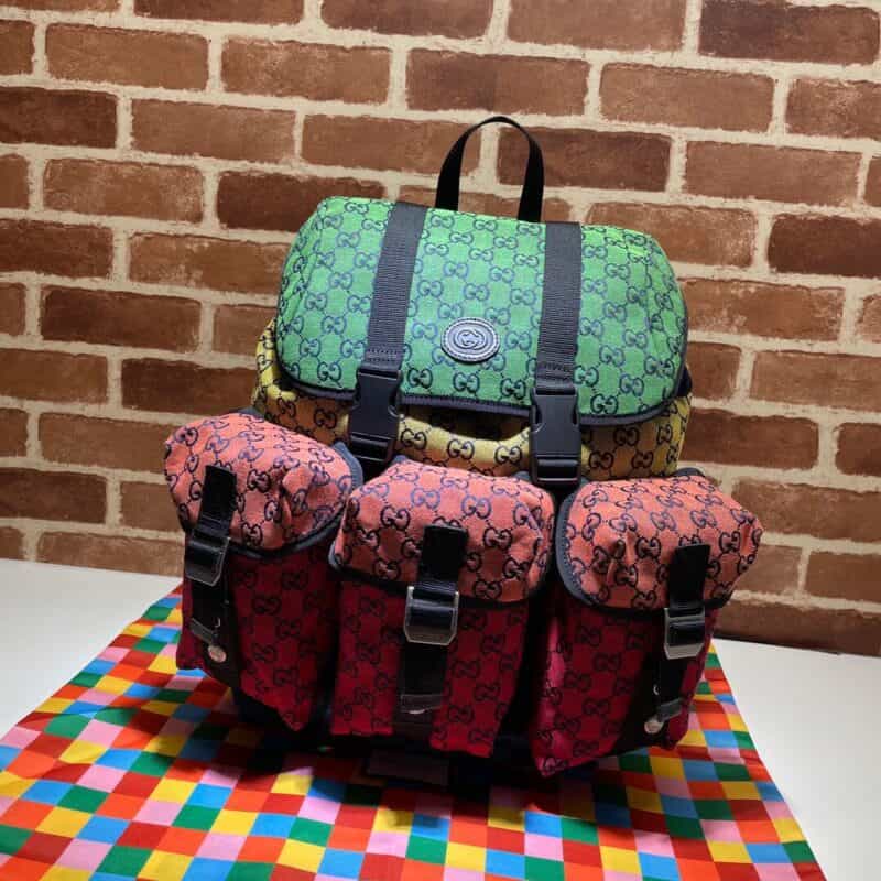 GUCCI古驰GG Multicolor系列小号背包658783