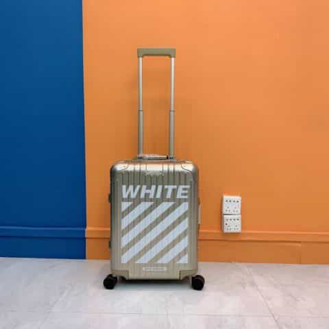 RIMOWA X Off-White 联名全铝镁合金四轮拉杆箱