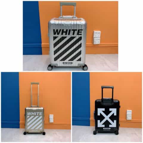 RIMOWA X Off-White 联名全铝镁合金四轮拉杆箱