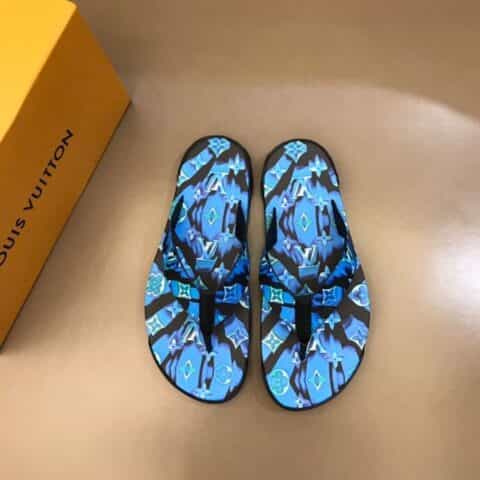 LV/路易威登    原版材质L 牌奢品男士拖鞋