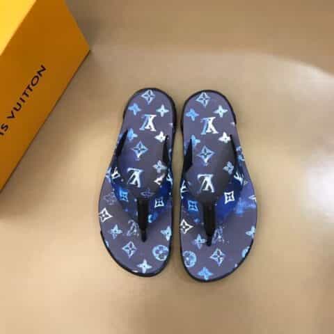 LV/路易威登    原版材质L 牌奢品男士拖鞋
