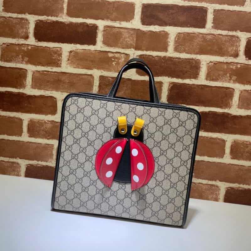 GUCCI古驰儿童瓢虫托特包664083