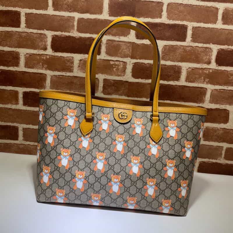 GUCCI古驰小熊图案中号GG托特包631685