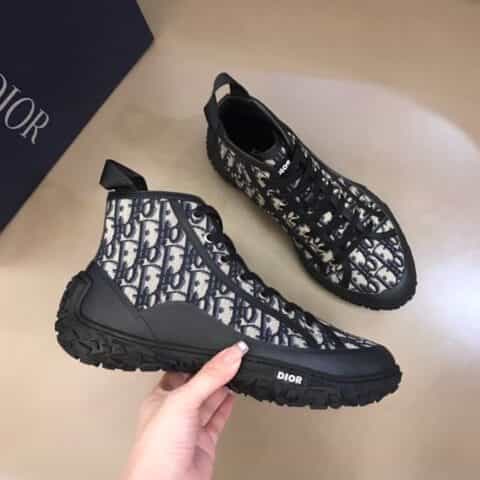 DIOR迪奥    2021新品原单品质 B28  Oblique 印花高帮情侣运动鞋