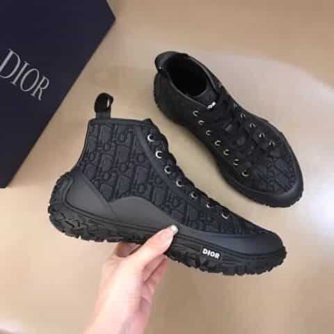 DIOR迪奥    2021新品原单品质 B28  Oblique 印花高帮情侣运动鞋