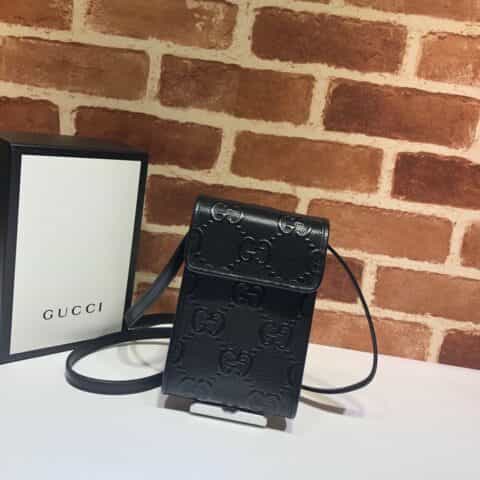 GUCCI古驰GG印花压纹迷你手袋625571