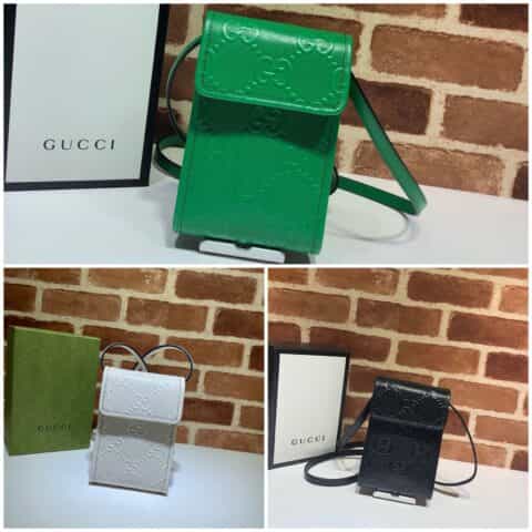 GUCCI古驰GG印花压纹迷你手袋625571