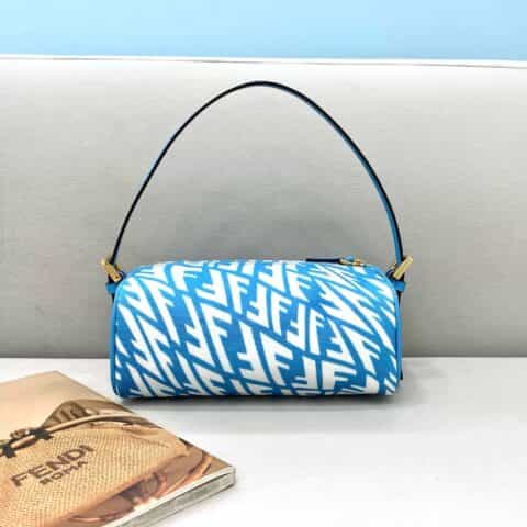 FENDI芬迪鱼眼波浪FF小型枕头包8377