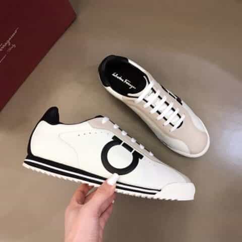 Ferragamo菲拉格慕  2021新品男士低帮绑带休闲鞋