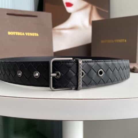Bottega. Venta葆碟家高辨识度男士编织腰带3.5cm