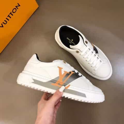 LV/路易威登   进口牛皮材质经典情侣款奢牌运动休闲鞋