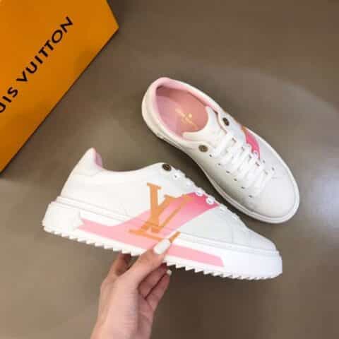 LV/路易威登   进口牛皮材质经典情侣款奢牌运动休闲鞋