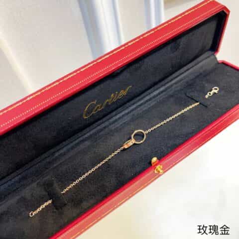 CARTIER卡地亚LOVE系列双环手链