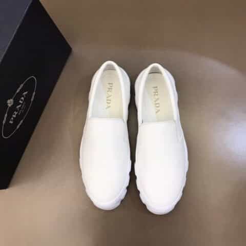 PRADA普拉达   2021原单精品男士一脚蹬休闲运动鞋