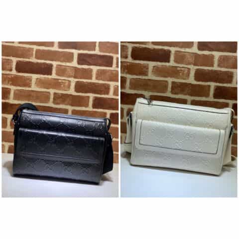 GUCCI古驰GG印花压纹邮差包658565