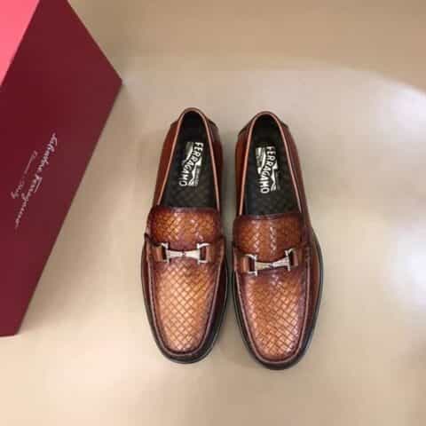 Salvatore Ferragam菲拉格慕  男士厚底休闲乐福鞋