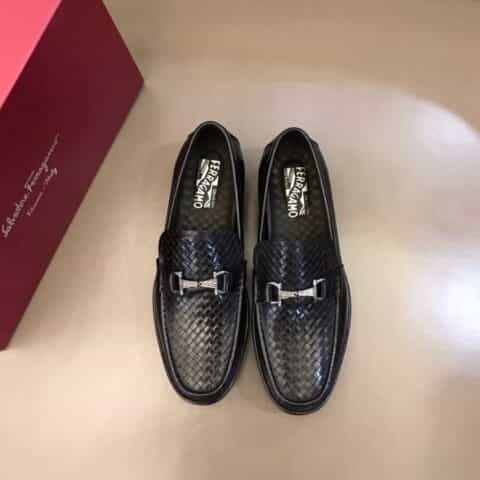 Salvatore Ferragam菲拉格慕  男士厚底休闲乐福鞋