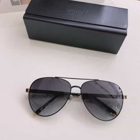 MONTBLANC万宝龙简约蛤蟆框男士太阳镜