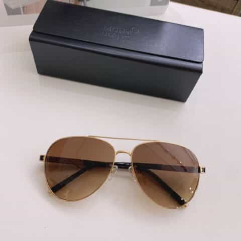 MONTBLANC万宝龙简约蛤蟆框男士太阳镜