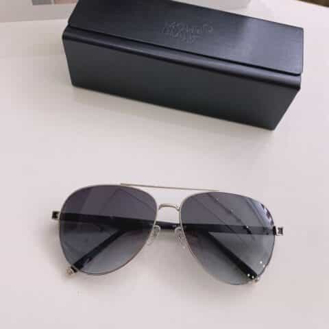 MONTBLANC万宝龙简约蛤蟆框男士太阳镜