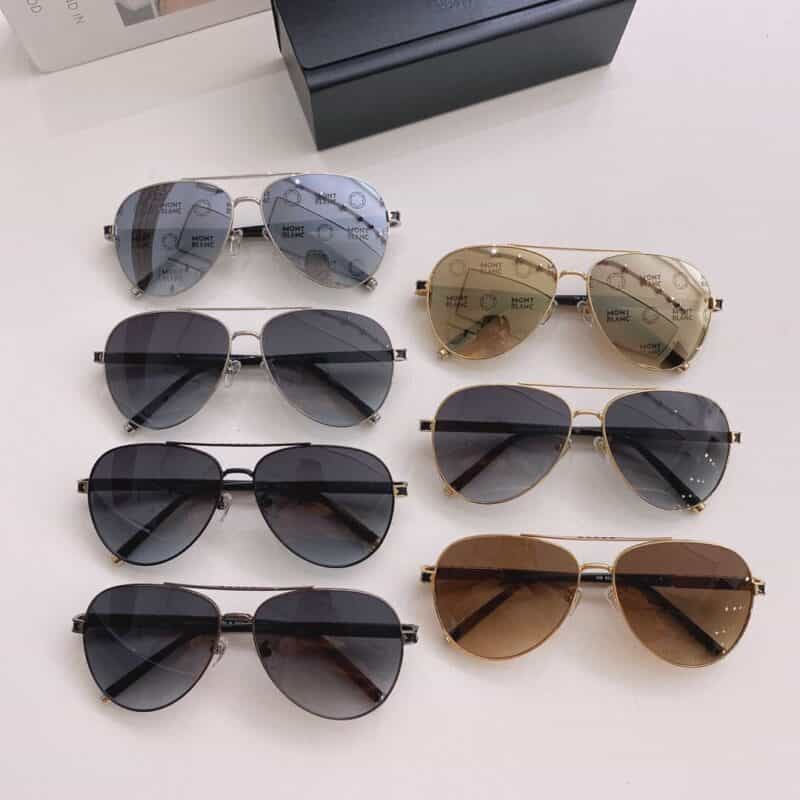 MONTBLANC万宝龙简约蛤蟆框男士太阳镜