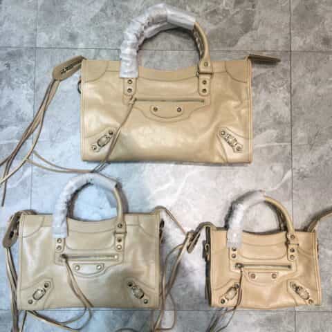 Balenciaga巴黎世家爆裂纹牛皮机车包084228 084669 084332