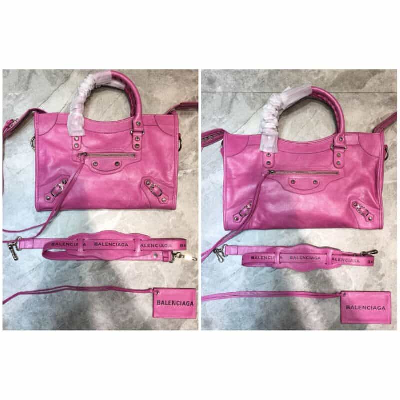 Balenciaga巴黎世家爆裂纹牛皮机车包084669 084332