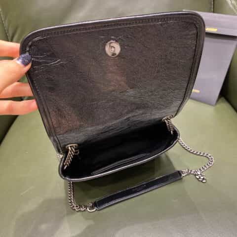 Saint laurent Ysl niki chain wallet小挎包 583103黑色