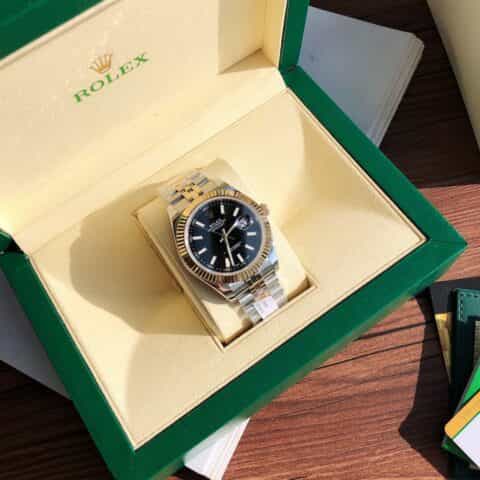 ROLEX- 劳力士日志型18k金男款41mm装载瑞士ETA-2824机芯腕表