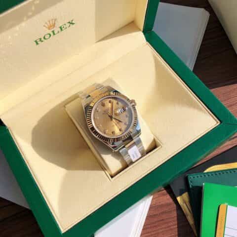 ROLEX- 劳力士日志型18k金男款41mm装载瑞士ETA-2824机芯腕表