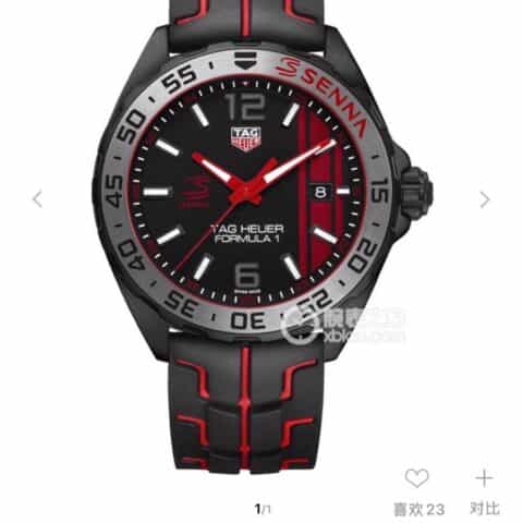 原厂货 专柜最新款Original Tagheuer,泰格豪雅F1系列石英计时表