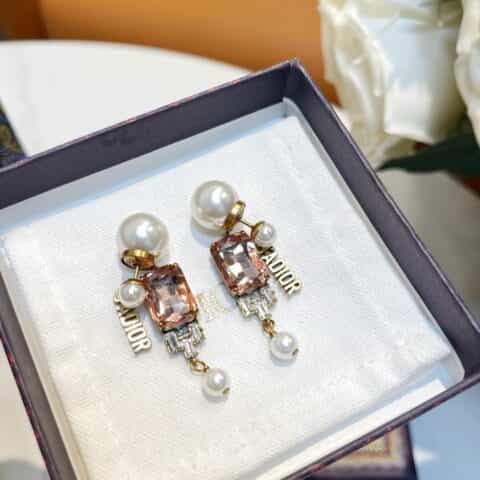 2021 DIOR迪奥CD珍珠耳钉耳环
