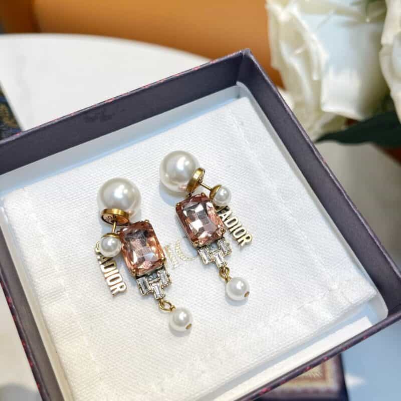 2021 DIOR迪奥CD珍珠耳钉耳环