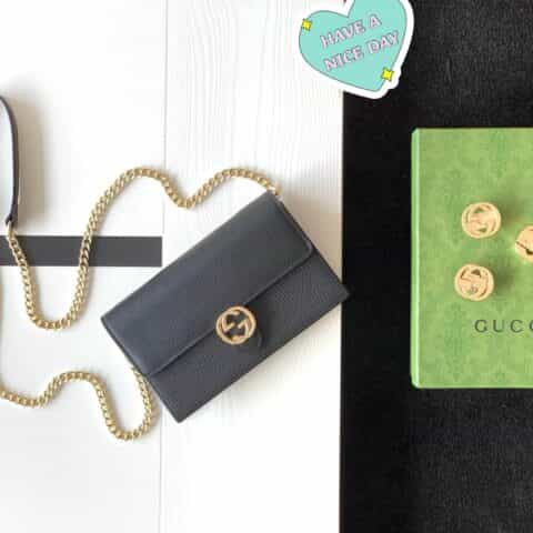 Gucci woc链条包 510314黑色