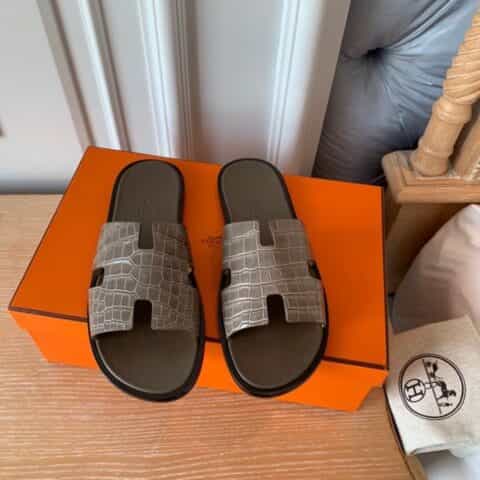 HERMES爱马仕   高级定制版师级（一对一）手工制作万年经典 人人可驾驭霸气男H拖