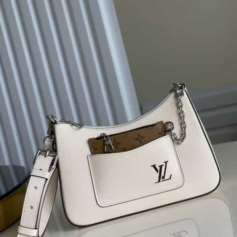 Louis Vuitton LV Marelle handbag M80688米白