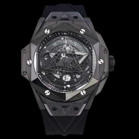Hublot 宇舶 全新Big Bang Sang Bleu II 刺青7750全自动计时机芯腕表