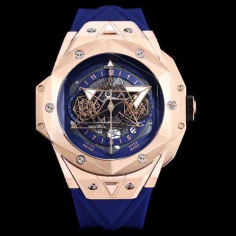 Hublot 宇舶 全新Big Bang Sang Bleu II 刺青7750全自动计时机芯腕表